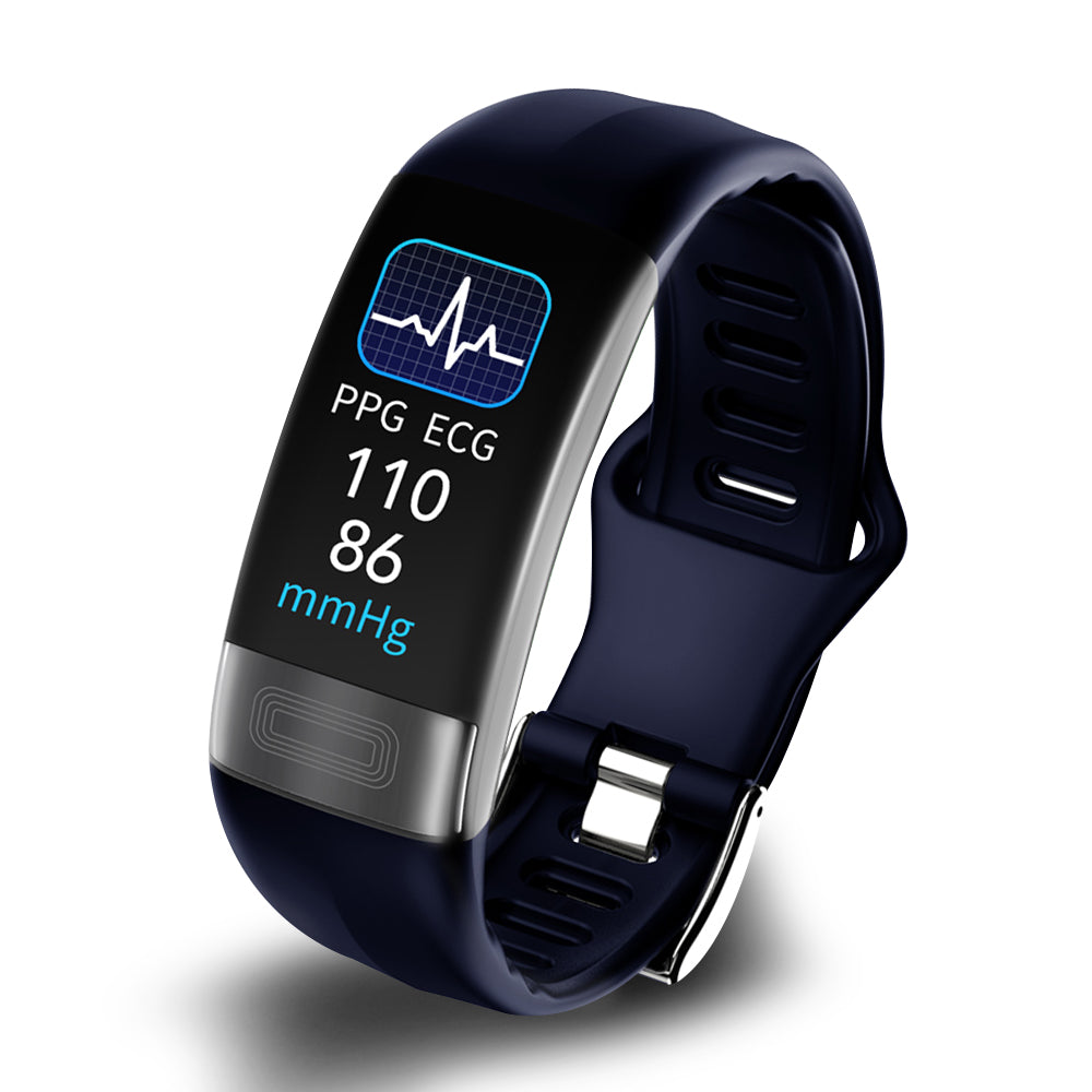 Smart Blood Pressure Monitor Wristband EKG Heart Rate Oxygen Sleep Tracker FDA Approved