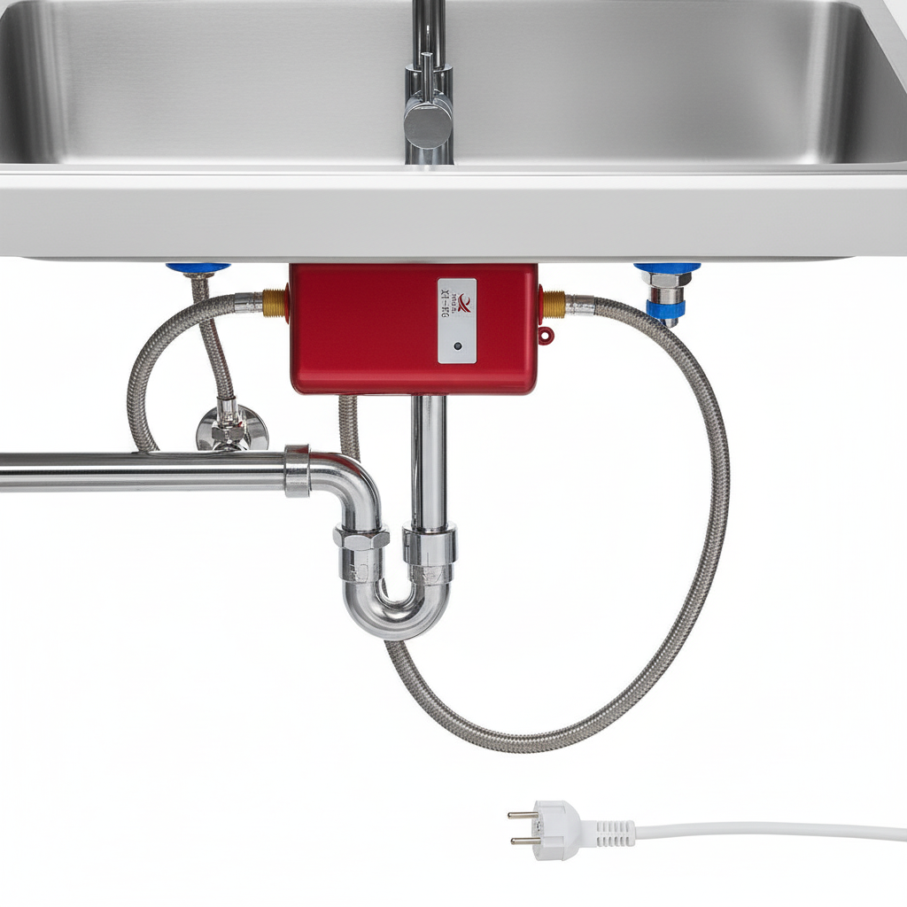 Tankless Electric Boiler Smart Water Heater with Temperature Protection
