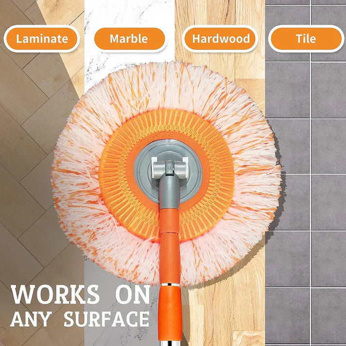 LuxeClean 360° Rotating Cleaning Mop | Adjustable mop for effortless cleaning in every corner