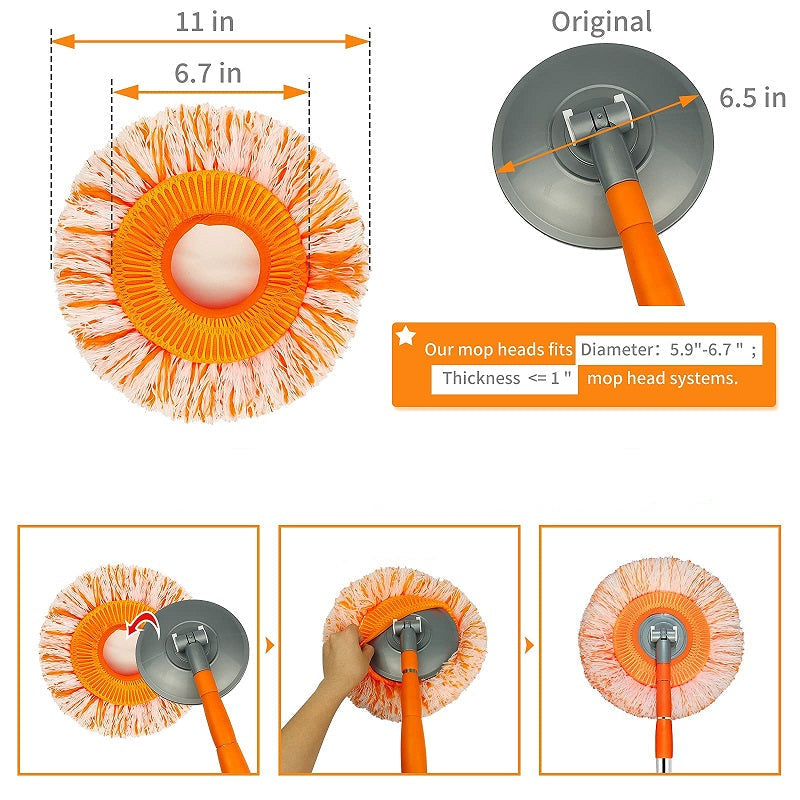 LuxaMop 360° Rotating Cleaning Mop | Efficient cleaning with adjustable angle for any space