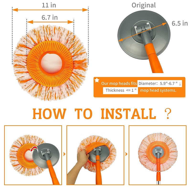 LuxeClean 360° Rotating Cleaning Mop | Adjustable mop for effortless cleaning in every corner