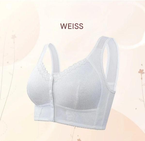 Comfortable Cotton Bra with Front Closure Support for Mature Women