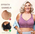 Comfortable Cotton Bra with Front Closure Support for Mature Women