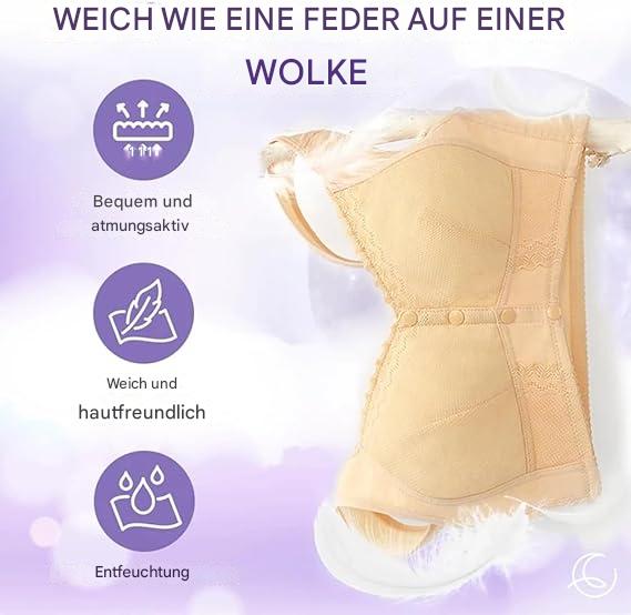 Comfortable Cotton Bra with Front Closure Support for Mature Women