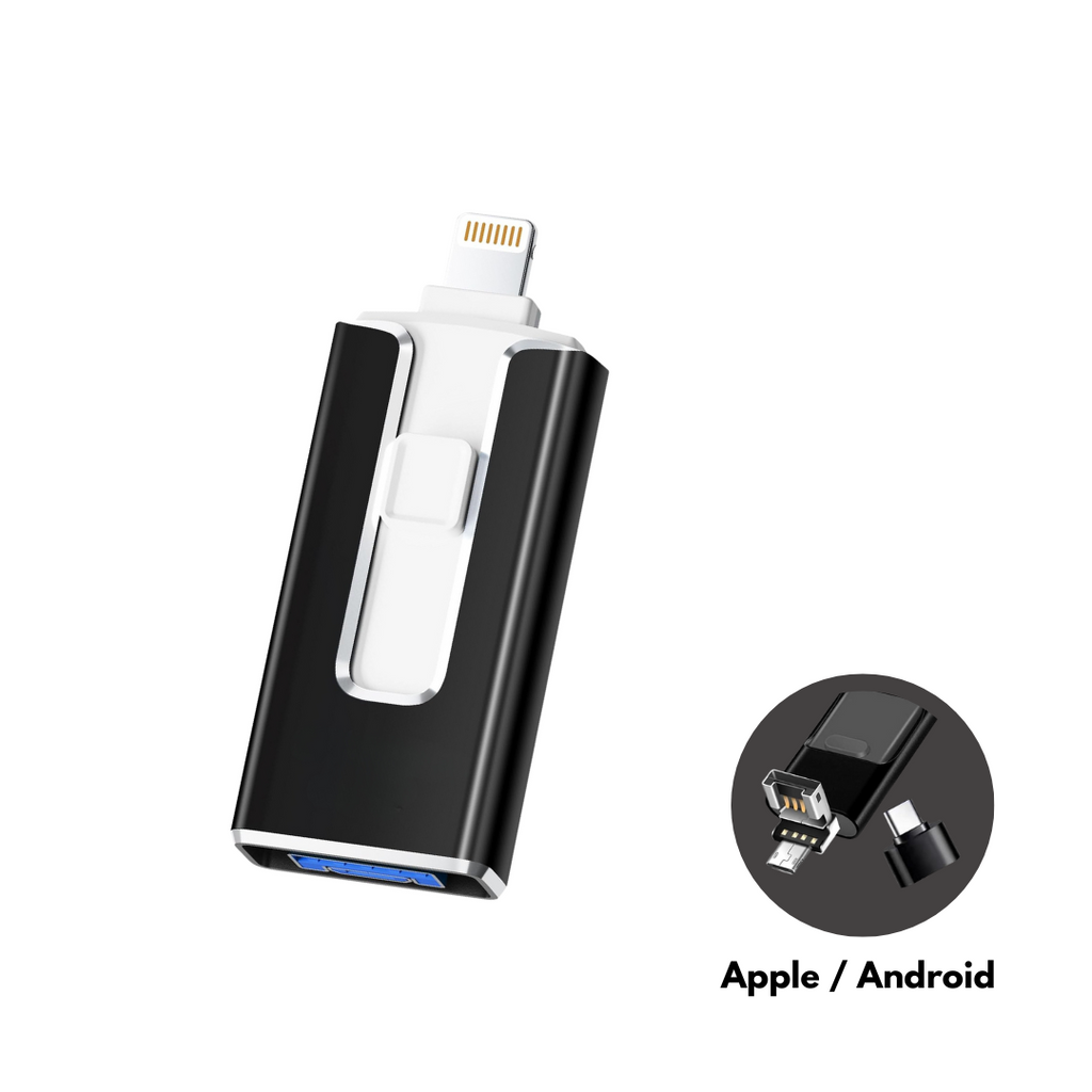 SnapVault 4-in-1 Backup Stick | Back up directly from your phone to USB