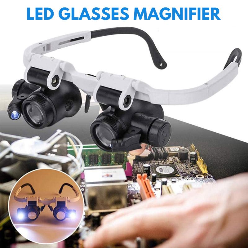 Magnifying Glass with 8x, 15x, and 23x Magnification.