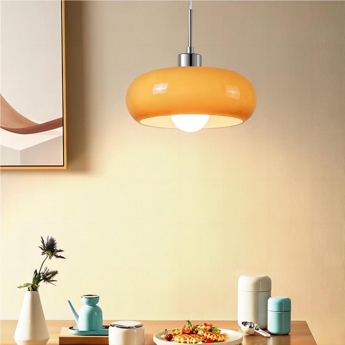 Bauhaus Style Glass Pendant Light Nordic Retro