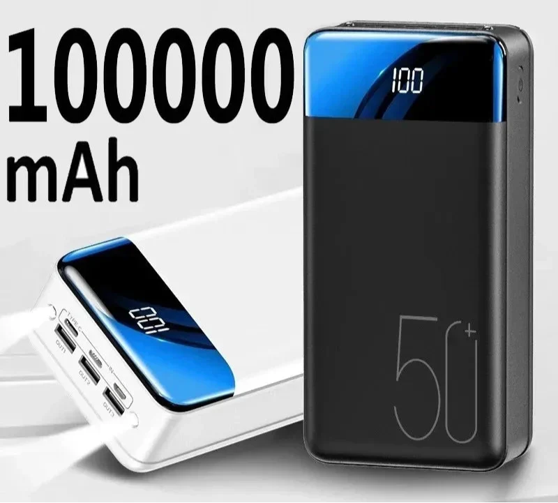 50,000mAh Ultra-High Capacity Power Bank with Super Fast Charging – Portable Charger for Phones, Tablets and Laptops