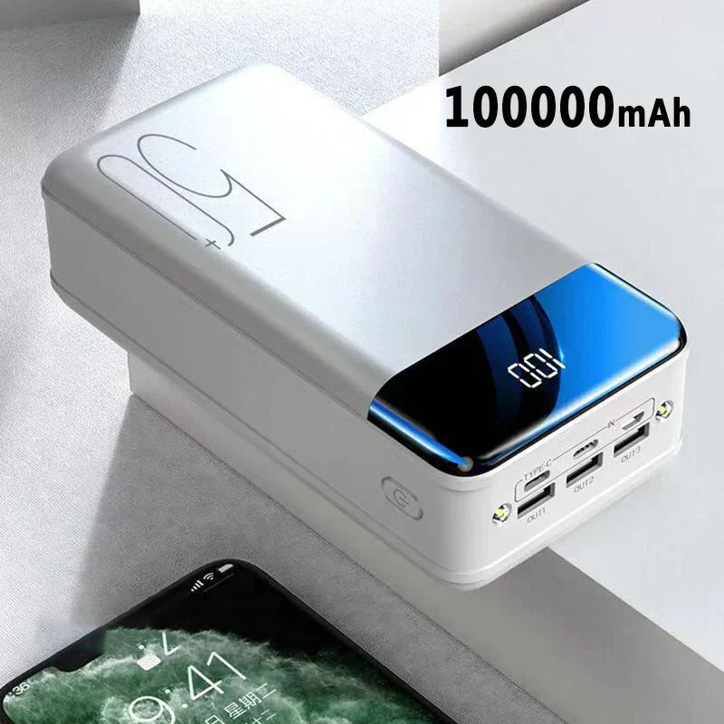 50,000mAh Ultra-High Capacity Power Bank with Super Fast Charging – Portable Charger for Phones, Tablets and Laptops