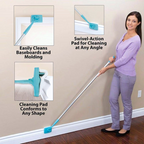 EdgeMaster | Retractable Steel Floor Cleaning Mop