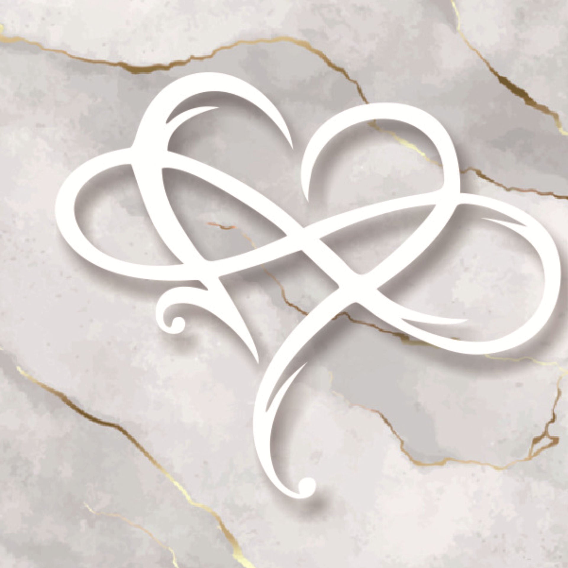 Frendorf Infinity Heart Wall Decoration Symbol of Eternal Love