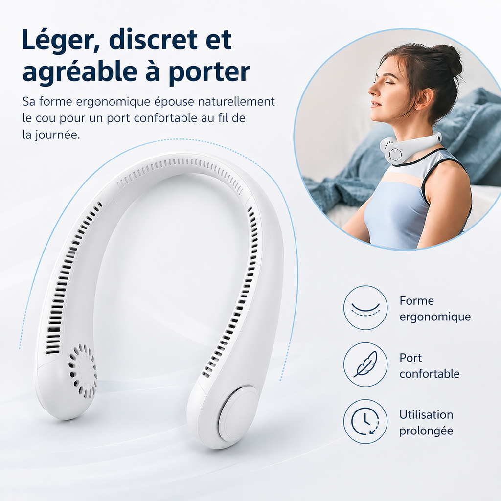 Modern Wireless Neck Fan