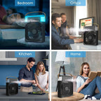 3-in-1 Air Cooler, Humidifier & Air Purifier – Portable Air Conditioning for Indoor Use with LED Light
