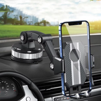 Auto GripTech Phone Holder with Strong Suction Cup and 360° Rotation