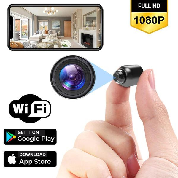 MiniEye Full HD Security Camera | Compact Mini Camera with Night Vision & Motion Detection