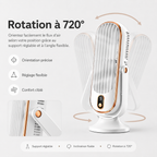 AeroLux Elite Cooling Fan | Dual Motor, 720° Rotation, USB Rechargeable & Ultra Silent for Ultimate Comfort Anywhere