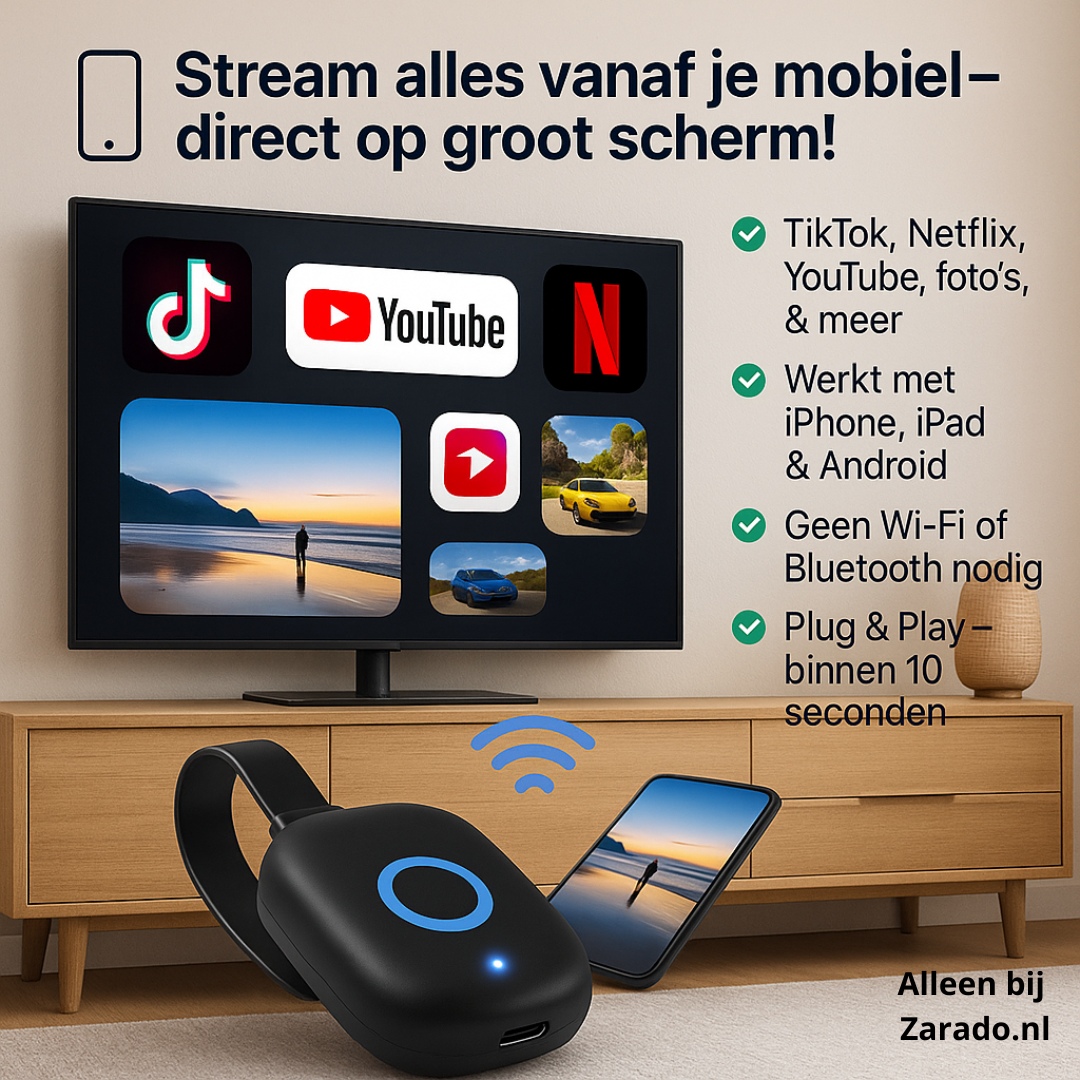 Fastlink | Stream Everything Directly on a Large Screen Without Wi-Fi or Passwords