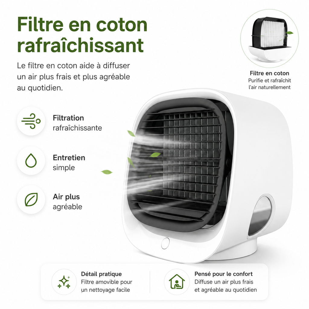 Air Cooler and Humidifier 2-in-1 – For Optimal Indoor Climate