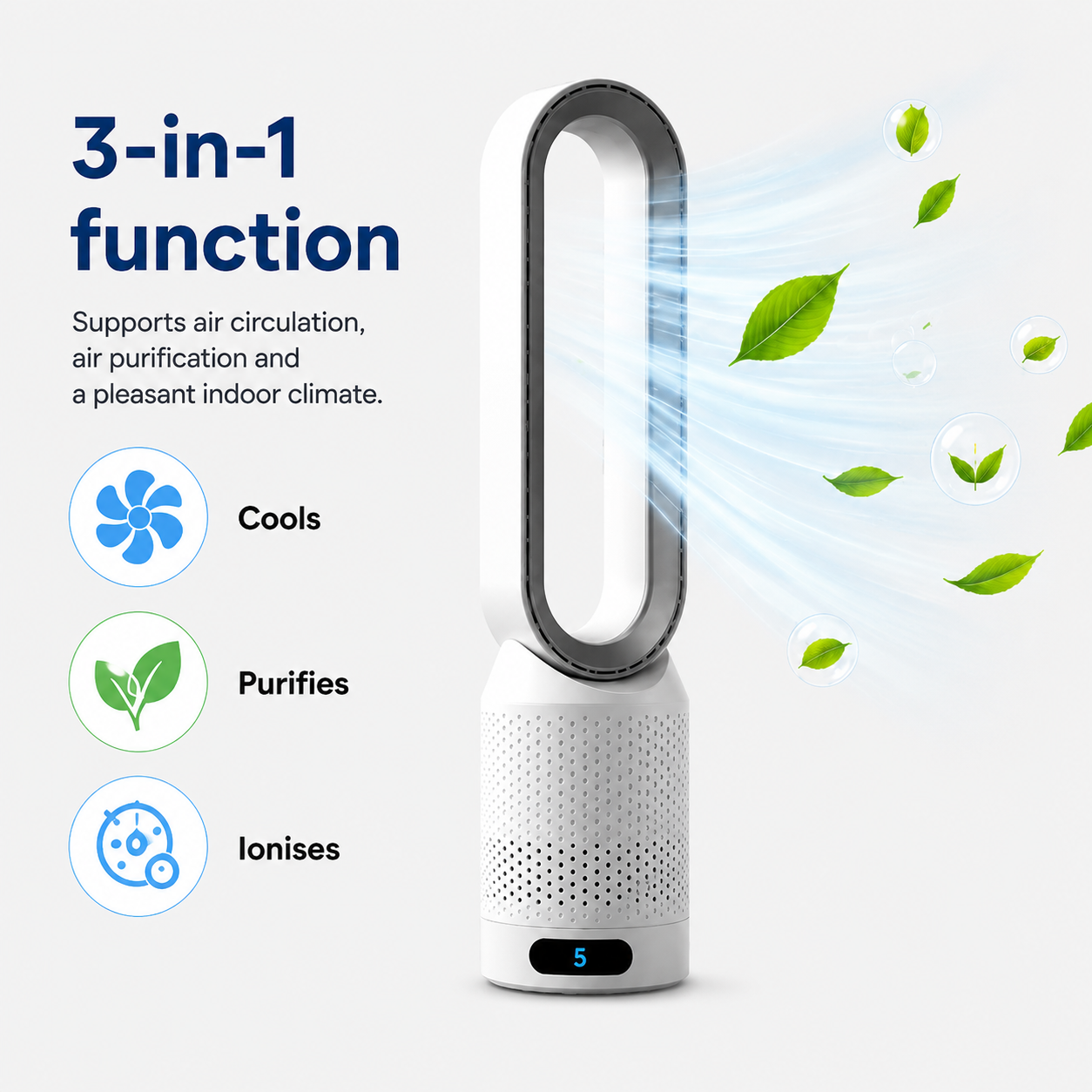 AirPure 3 in 1 Air Cooler Purifier and Ioniser