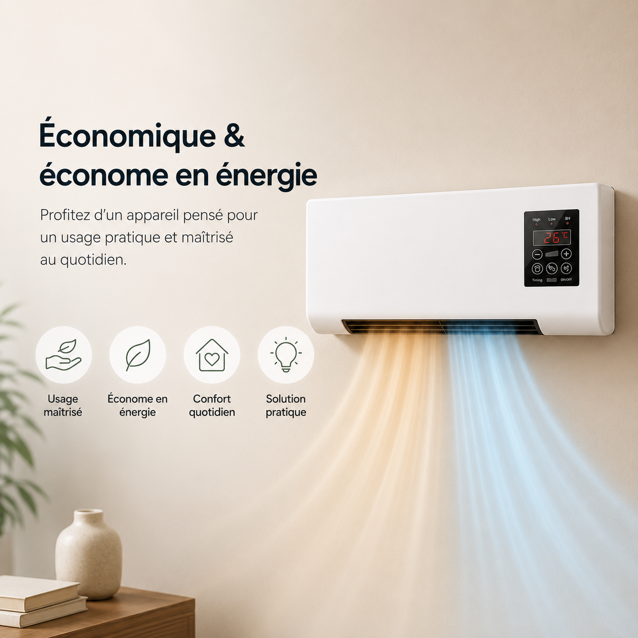 Air Conditioning | Heating and Cooling | Wall Mounted with Remote Control