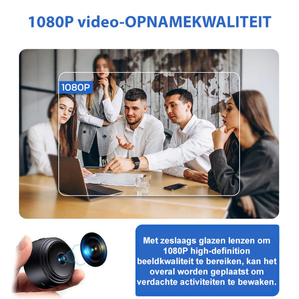 MiniEye Full HD Security Camera | Compact Mini Camera with Night Vision & Motion Detection