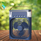 3-in-1 Air Cooler, Humidifier & Air Purifier – Portable Air Conditioning for Indoor Use with LED Light