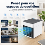3-in-1 Air Cooler with Fan, Humidifier, and Air Purifier – Portable, Quiet, and with LED Night Light