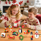 CraftVent | 24 Days Christmas Countdown Ornaments Building Set Advent Calendar