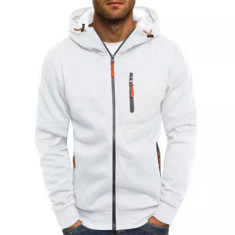 Comfortable Men's Hoodie Vest with Zip