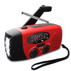 Self-Powered Emergency Radio – Hand Crank, Solar, Torch & Power Bank – FM/AM Radio, Essential for Disasters and Emergencies