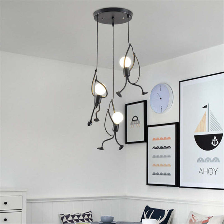 FunkyLight | Retro Iron Man - Ceiling Lamps