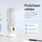 AeroLux Elite Cooling Fan | Dual Motor, 720° Rotation, USB Rechargeable & Ultra Silent for Ultimate Comfort Anywhere