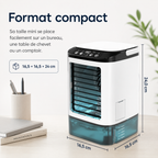 Portable Mini Air Conditioner Water-Cooled – USB Powered with Large Reservoir