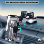 Auto GripTech Phone Holder with Strong Suction Cup and 360° Rotation