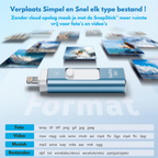 SnapVault 4-in-1 Backup Stick | Back up directly from your phone to USB