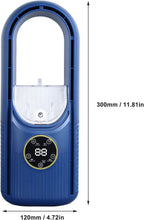 Portable Bladeless Misting Fan with 6 Speeds and USB Rechargeable Battery
