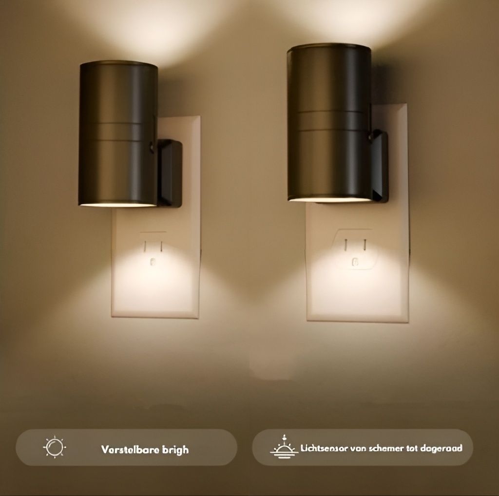 SoftGlow Wall Lamp | Adjustable Dim Light with Sensor