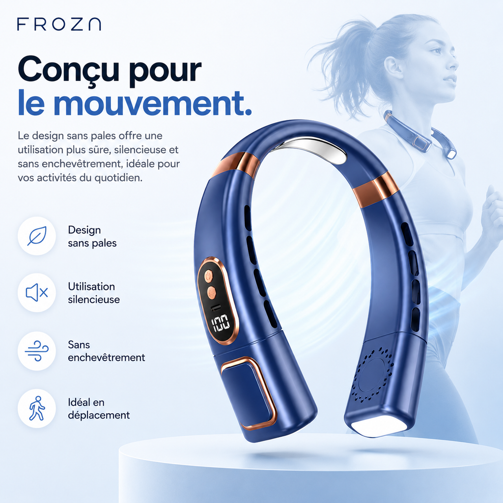 Froza – 360° Digital Neck Fan