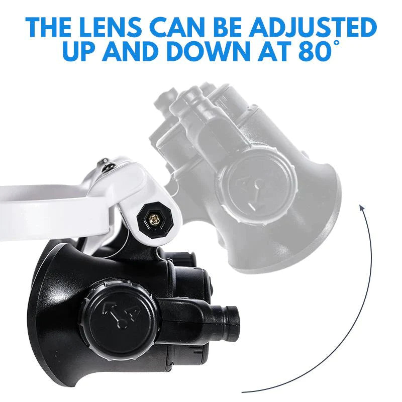 Magnifying Glass with 8x, 15x, and 23x Magnification.