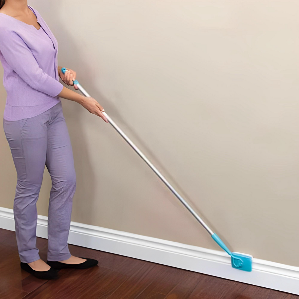 EdgeMaster | Retractable Steel Floor Cleaning Mop