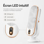 AeroLux Elite Cooling Fan | Dual Motor, 720° Rotation, USB Rechargeable & Ultra Silent for Ultimate Comfort Anywhere
