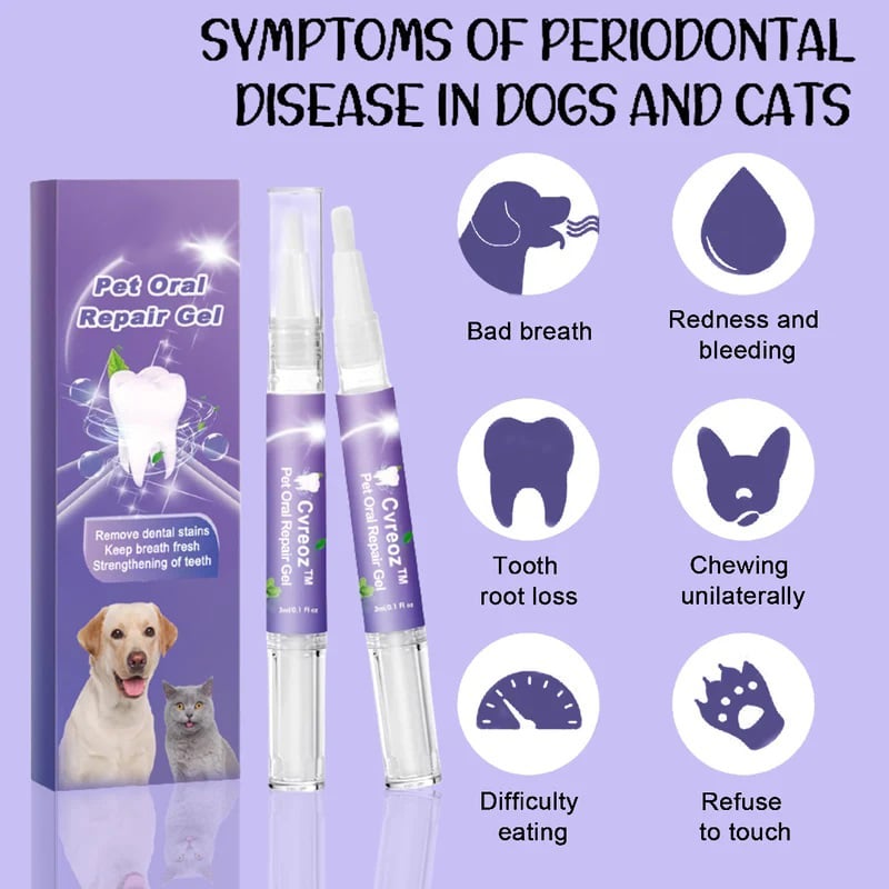 FreshPaws Pet Toothpaste Gel | Tartar and Stain Remover for a Healthier Smile