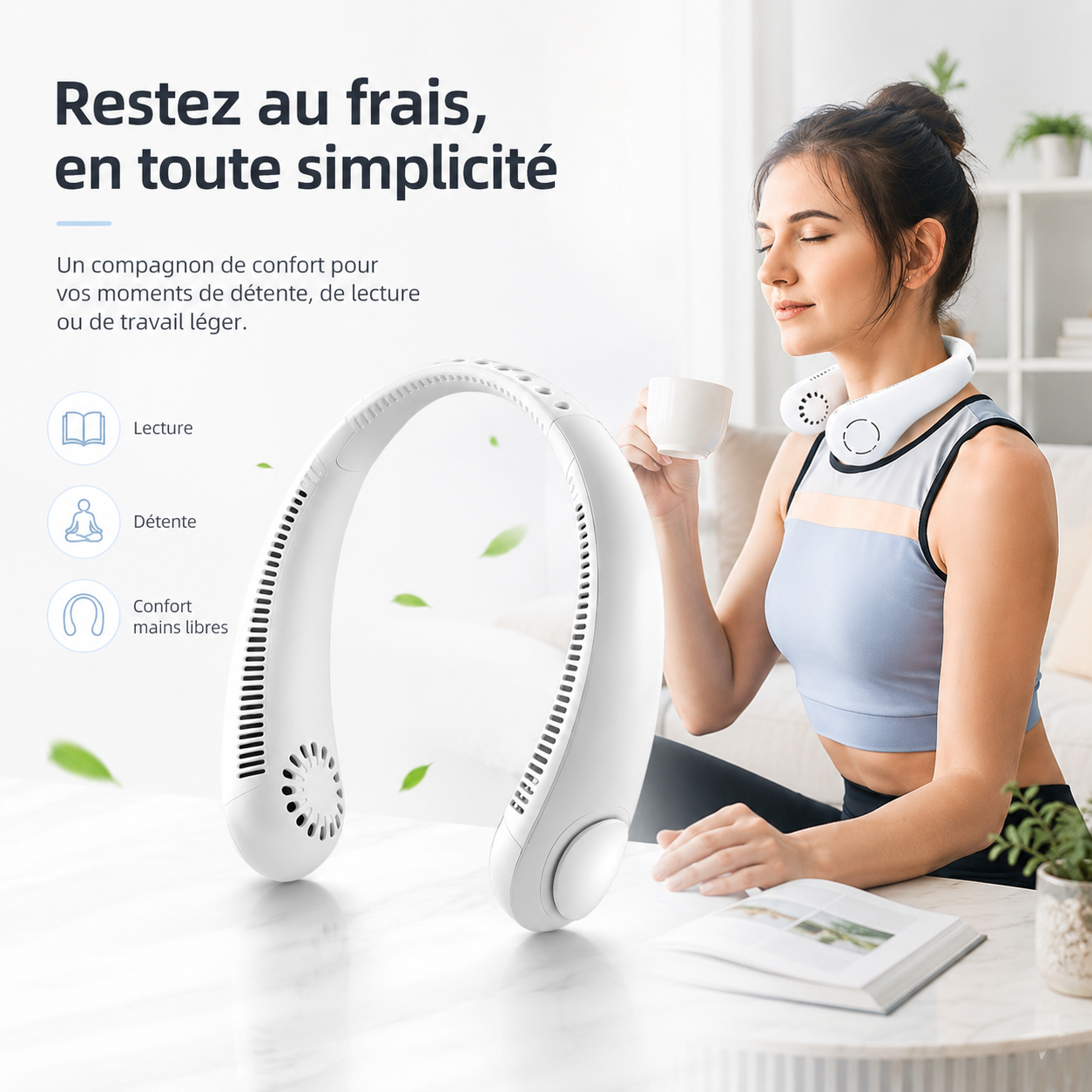 Modern Wireless Neck Fan