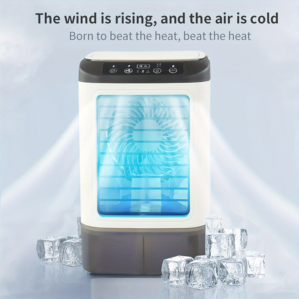 Portable Mini Air Conditioner Water-Cooled – USB Powered with Large Reservoir