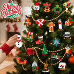 CraftVent | 24 Days Christmas Countdown Ornaments Building Set Advent Calendar