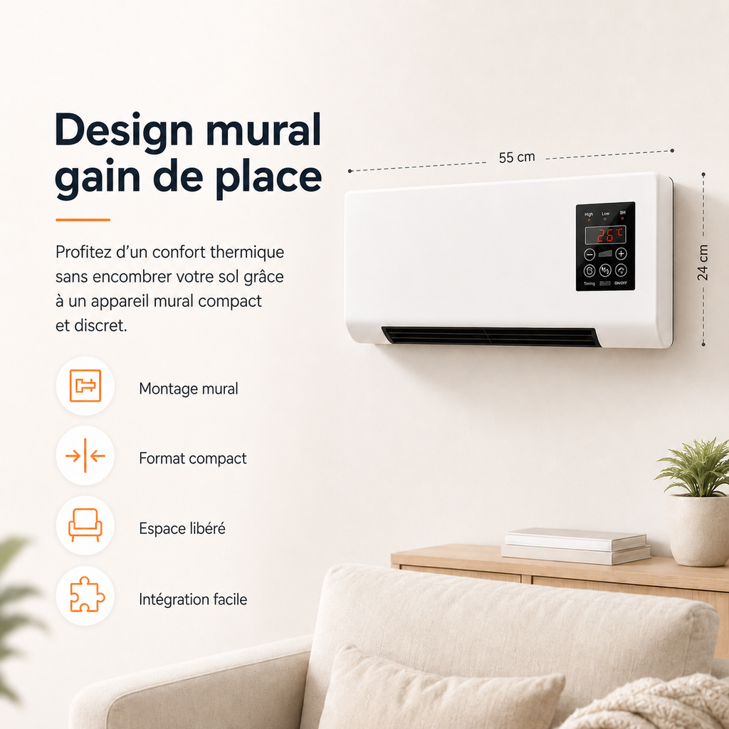 Air Conditioning | Heating and Cooling | Wall Mounted with Remote Control