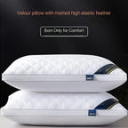 DreamRest - Set of 2 Hypoallergenic 3D Pillows - Soft Cervical Support & Hotel Quality Sleep