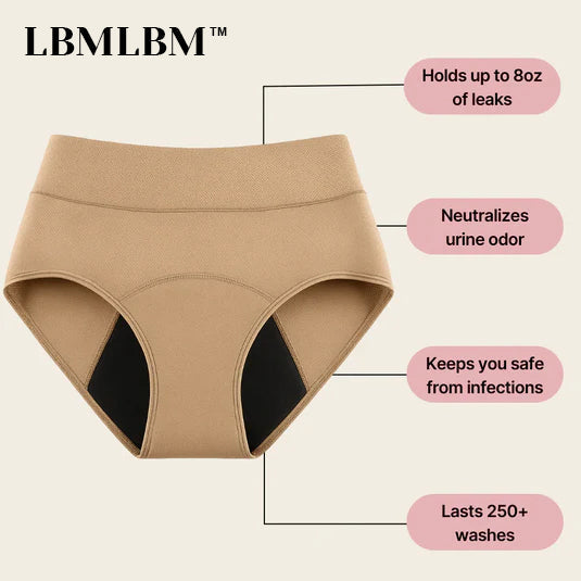 Aqualuxe | 100% Leak-Free Underwear 4-Pack for Ultimate Comfort