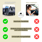 Auto GripTech Phone Holder with Strong Suction Cup and 360° Rotation