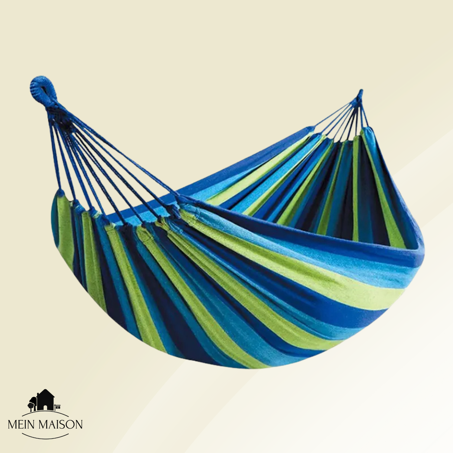 RelaxoLounge Hammock Made from Durable Canvas with Non-Slip Design, Load Capacity 200 kg